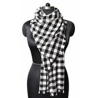 Acrylic Check Stole