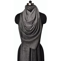 Wool Nylon Half N Half Stole