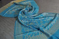Fine Wool Zari Self Design Stole