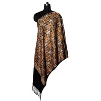 Wool Silk Jaal Embroidery Stoles